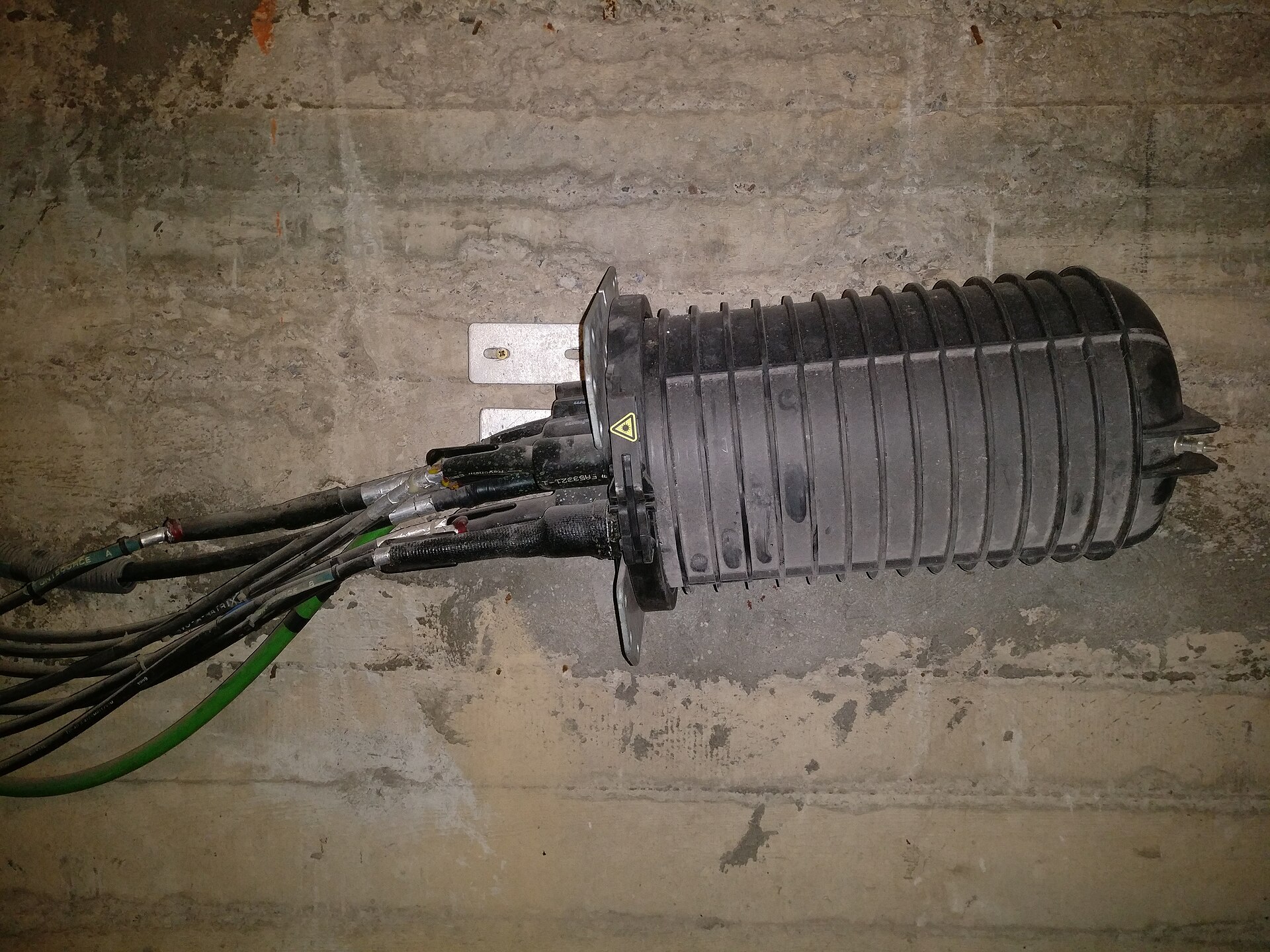 Muffola di giunzione fibra ottica